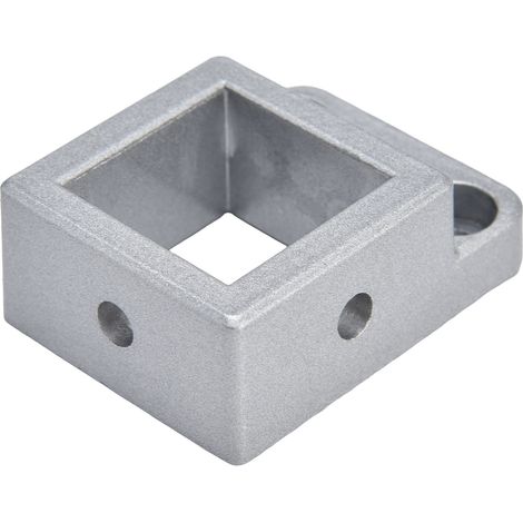 Connecteur de profilé aluminium, bloc de fixation à base fixe, équerre carrée 1 voie, accessoire de connexion 90° (1/5)
