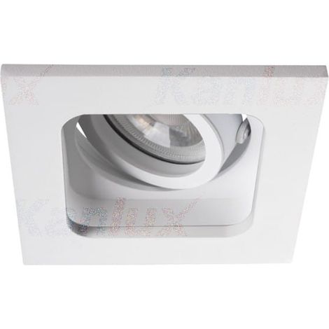 Faretto da incasso Kanlux REUL quadrato bianco GX5.3 10W (1/5)