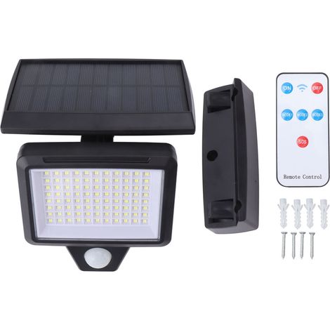 solaires étanches à détecteur de mouvement 2400 mAh IP65 88 (1/4)