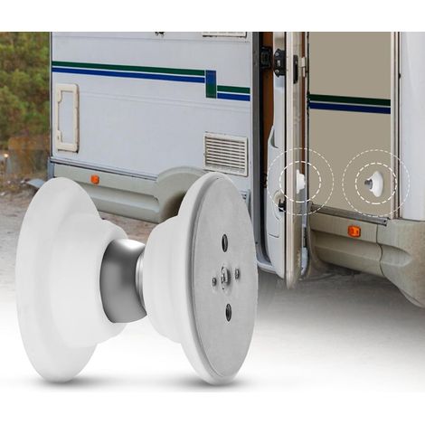 Ensemble de 2 paires de boucles magnétiques pour portes de rangement et portes de soute de camping-car boucles de porte faciles à installer accessoires robustes pour camping-car (1/5)