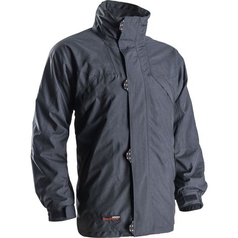 Parka de travail 3en1 Coverguard America doublure polaire Noir XXL (1/3)