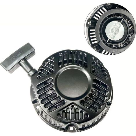 Démarreur à tirette Noir 175x160mm pour Moteurs 163-208cc, Remplacement Robuste et Démarrage Facile pour Équipements Extérieurs (1/5)