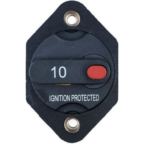 Automatic inverter fuse switch with pulsating manual switch for car truck camper rimorchio marine waterproof 12V-32V - 10A (1/4)