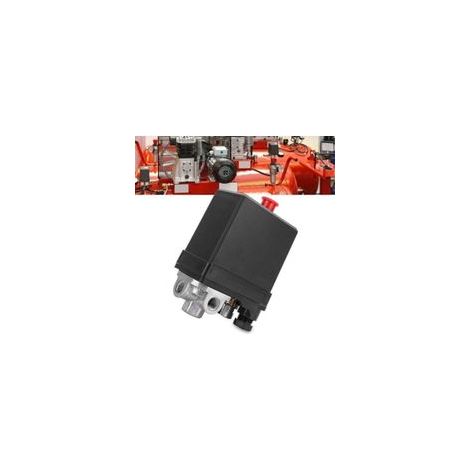 Pressostat 380V triphasé G1/4'' – 125PSI – Vanne de commande pour compresseur d'air – Installation facile et durable (1/5)