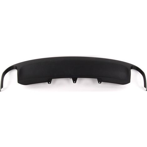 Spoiler de pare-choc arrière noir avec double sortie Audi A4 4 B8 phase 1 2008-2011