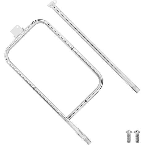 Tube de brûleur 65032 pour barbecues à gaz Weber Q3200, Q3000, Q320, Q300, 404341, 57060001, 586002, kit de remplacement pour la série Weber Q3, remplace les références 60036 et 80385, en acier inoxyd (1/5)