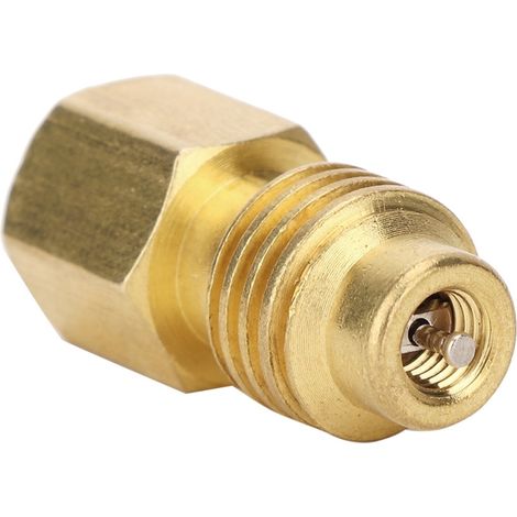 1/4 SAE-Innengewinde auf 1/2 ACME-Außengewinde-Adapter für R134A-Kfz-Klimaanlagen