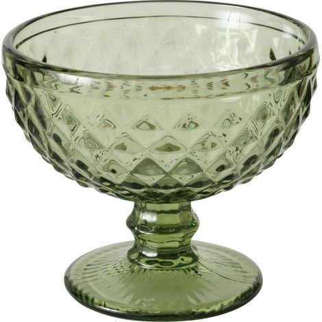 Coupe à glace en verre, verte, 250 ml (1/5)