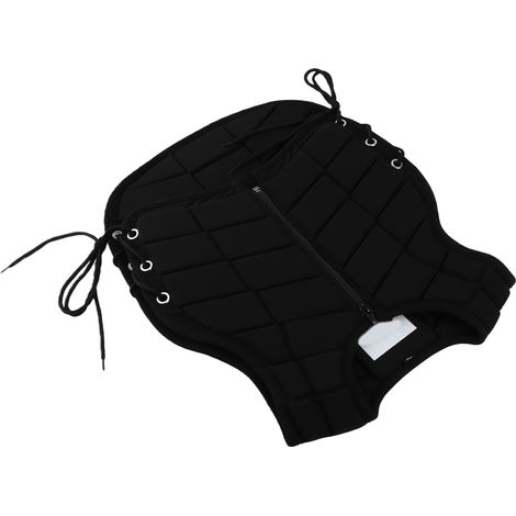 Gilet équestre enfant à cheval fermeture zip avant matelassé protection équitation en polyester CM (1/5)