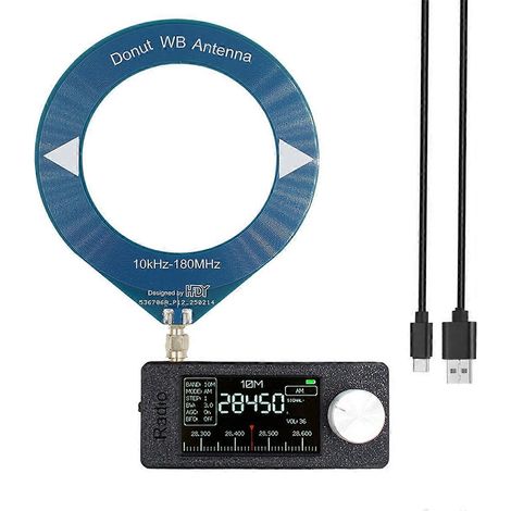 Radio SI4732 0,5-108 MHz LSB USB AM/FM Mini radio de poche, écran IPS 1,9 pouce, récepteur radio toutes bandes (1/4)
