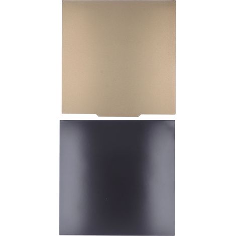 Plaque de construction d'imprimante 3D 430x430mm, Surface en acier Flexible PEI Double face avec feuille magnétique douce pour Neptune 3 4 Maximum