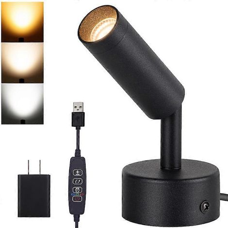 Spot LED d'intérieur, éclairage indirect, projecteur de sol à intensité variable 5W, éclairage d'accentuation pour plantes (1/5)