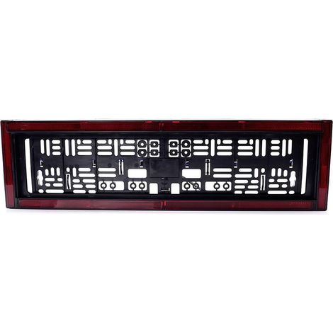 WAS W253 2118 Porta targa, Riflettore, Luce targa,(L x A x P) 584 x 163 x 32 mm (1/3)