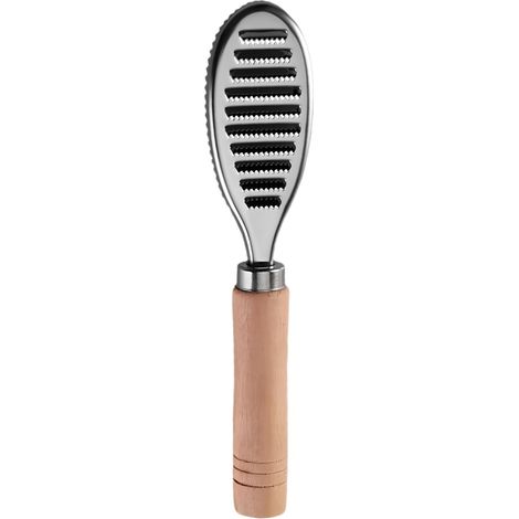 Generisch Outil d'écailles de poisson, grattoir en acier inoxydable avec poignée en bois, grattoir à poisson, pour cuisine, maison, préparation de fruits de mer, camping (1/5)