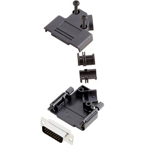 TRU COMPONENTS TCD45PKP15HDP26K 7709188 D-SUB Stiftleisten-Set 45 ° Polzahl: 26 Lötkelch 1 St.