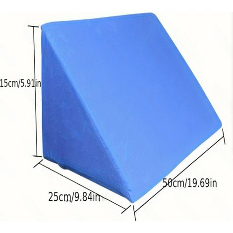 Almohada triangular antiescaras extraíble y lavable (pequeña, esponja A-18)