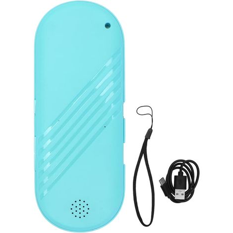 Oreiller avec enceinte Bluetooth pour dormir - Bleu marine (1/4)