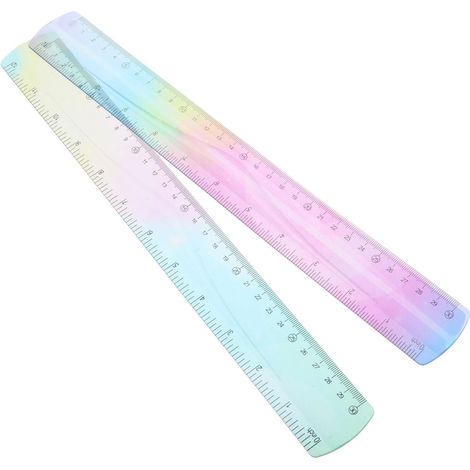 Règle à dessin durable BESTonZON pour PVC, flexible, colorée (1/5)