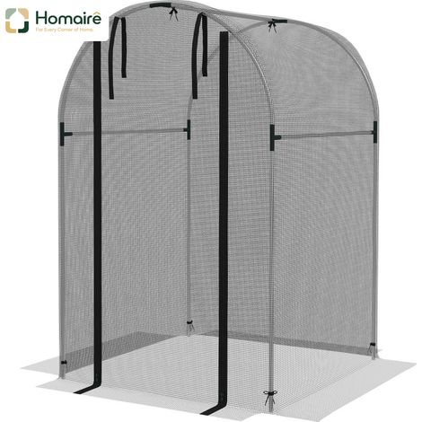 HOMAIRE Vogelschutznetz Pflanzenschutz robust avec porte à fermeture éclair