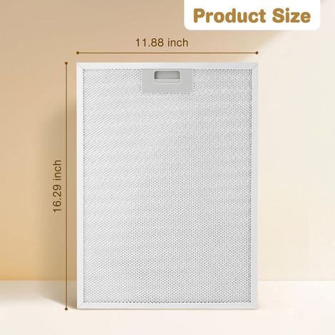 Convient aux hottes de cuisine Broan, filtre à huile BPPFA30 QP130 / QP130BL / QP130BLC, filtre en aluminium haute efficacité pour hottes de cuisine. (1/4)