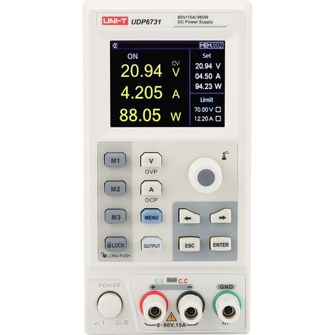 UNI-T Labornetzteil, UDP6731, 1 Kanal, programmierbar, 360 W (1/3)