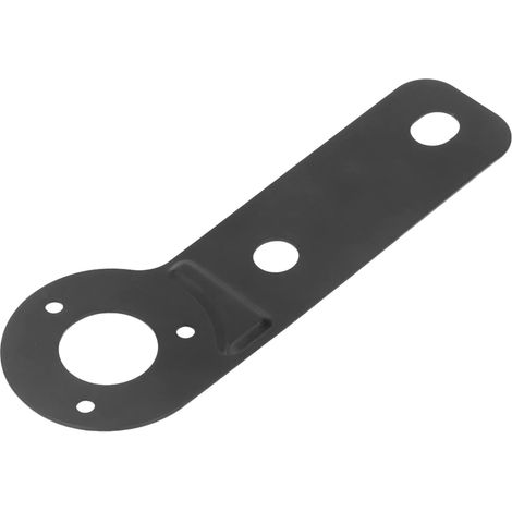 Support de Prise de Remorque,Connecteur de Fil de remorque 7 Broches Plaque de Montage de Prise Robuste Support de Prise de Courant pour Barre de remorquage d'attelage pour remorques (Noir) (1/5)