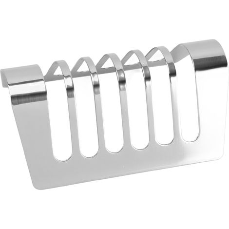 6 Tranches Porte-Pain Multifonction Argent Acier Inoxydable Rangement à Pain pour Cuisine Maison Extérieur (1/5)