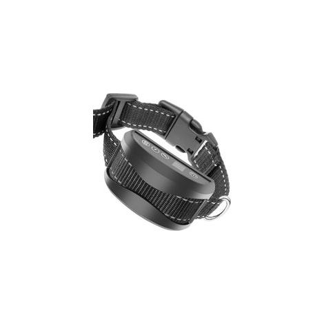 Noir-Collier Anti-aboiement Chien - 3 Modes Choc Électrique/Vibration/Sensibilité Aide au Dressage Inoffensif Automatique IP65 Batterie Rechargeable Sangle Reflechissant Réglable pour Petit Gros Chien (1/3)