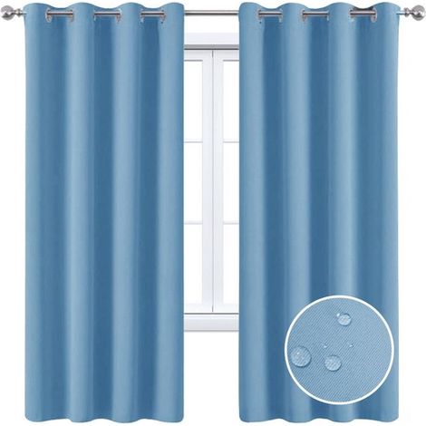 Tende oscuranti,2 pezzi,Isolamento termico,Con pannelli in rete,Decorazione d'interni per camera da letto/soggiorno,160132 cm,Stile 13 (1/5)