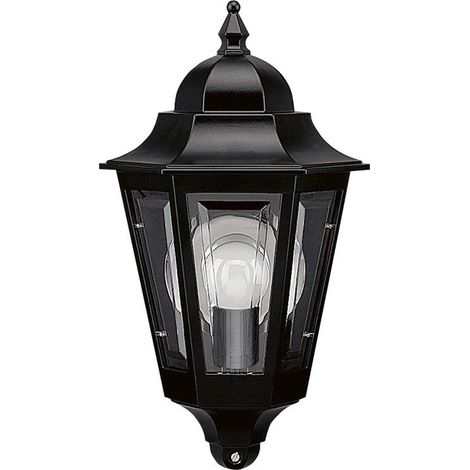 Classic Wall Bracket ELITE 6 IP44 E14 42W Nero (1/2)
