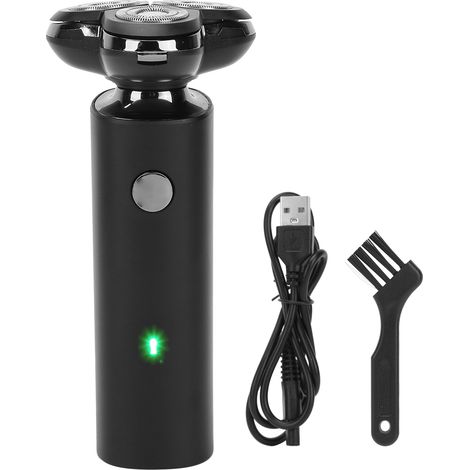 Rasoir Électrique Homme USB Rechargeable - Tondeuse Barbe Rotative Lavable (1/5)