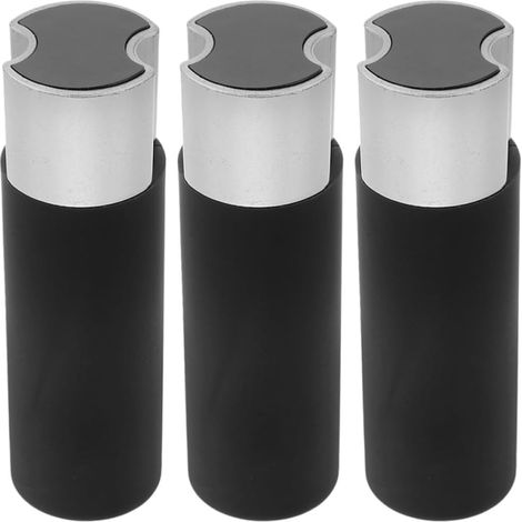 Accessoires pour Stores Enrouleurs Finition Mate 3pcs et Poids de Cordon en Fer et Plastique Noir Fonction Antivent pour Rideaux et Stores de Fenêtre (1/5)