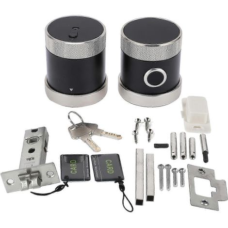 Carte d'identification par empreinte digitale Silver Smart, application Bluetooth, serrure de porte sphérique de sécurité, application Bluetooth (1/5)