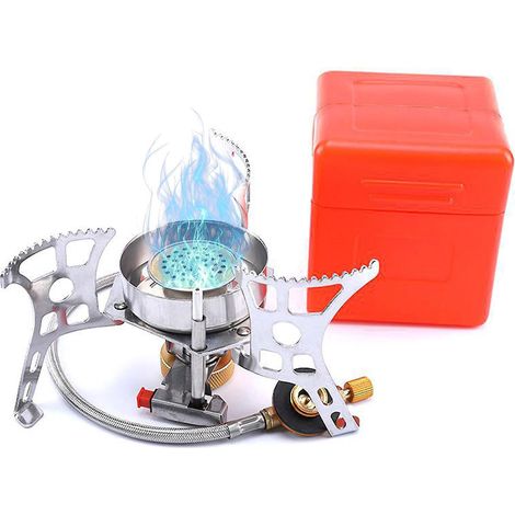 3900W Tragbarer Split-Gaskocher für Outdoor-Camping mit Piezozündung
