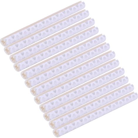 Set mit 12 weißen Reflektorstreifen für Fahrradspeichen (Mountainbike) (1/5)