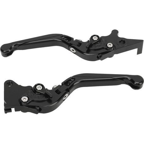 Klappbare, tragbare, verstellbare, sichere, langlebige und robuste Kupplungs- und Bremshebel für das Motorrad PCX 125 (schwarz). (1/5)