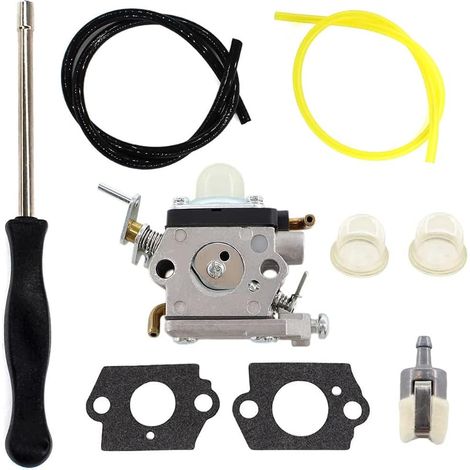 Compatible avec le remplacement du carburateur 122HD45 pour le carburateur de débroussailleuse Husqvarna 122HD45 122HD60 523012401 Redmax CHT220 (1/4)