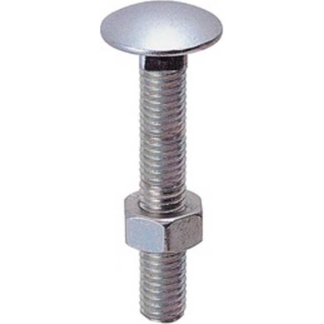 SC BULLONE C/DADO TTDQ  6X 16MM ZINCATO 20 PZ