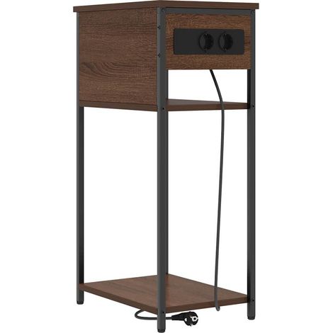 Maison Exclusive - Armadio da Notte Rovere Marrone 41 x 28 x 76 cm (1/5)
