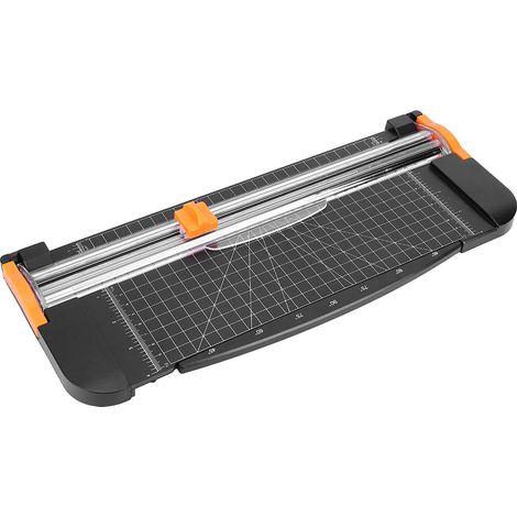 Tragbarer Papierschneider mit Schiebefunktion, Fotoetikettenschneider, Bürobedarf (1/5)