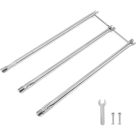 7508 Pièce de rechange pour brûleur 71CM pour Weber Spirit E310 E320 (2007-2012 avec boutons de brûleur latéral), Weber 900, Spirit 700