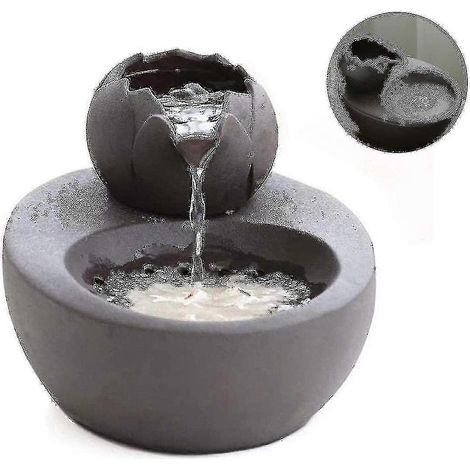 Fontaine à eau pour chat, distributeur d'eau silencieux en céramique, noir(,) TA (1/3)