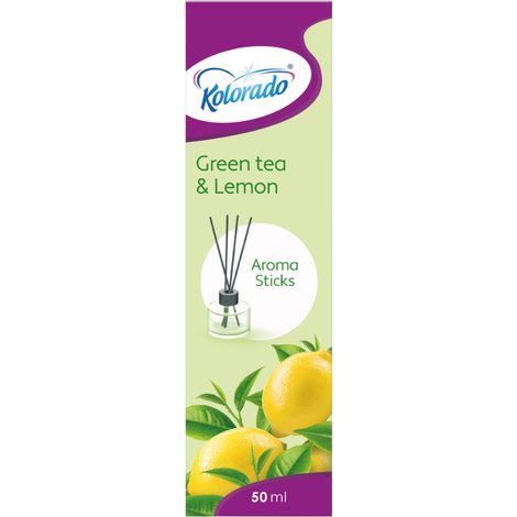 Varitas aromáticas de té verde y limón de Colorado, 50 ml (1/2)