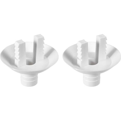 Air Conditioning Exhaust Pipe Elbow Fitting for Mini-Split Unit and Window AC Unit Parts 28mm 2pcs (1/4)