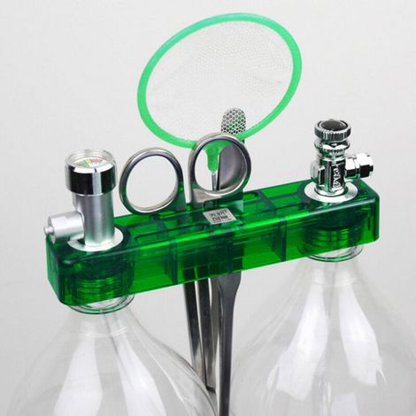 Générateur CO2 DIY pour aquarium avec manomètre et valve de sécurité – Canal bleu en PC, tuyau 1,6 m