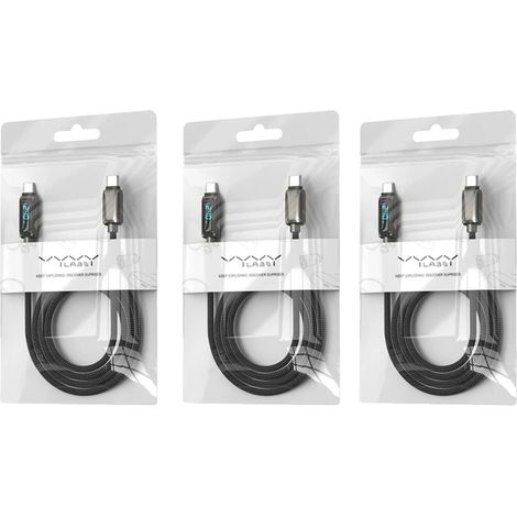 Typ-C-Kabel, 240W Schnellladung, langlebiges Design, 3TEIL-a, 1m-a, Typ-C zu Typ-C-d (1/2)