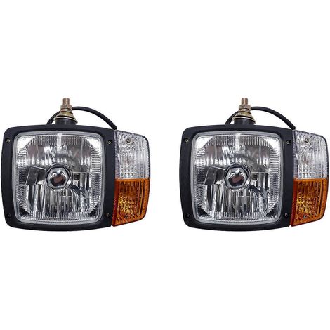2 feux de travail clignotants universels à LED, pour tracteur, remorque, excavatrice, camion, côté droit (1/5)