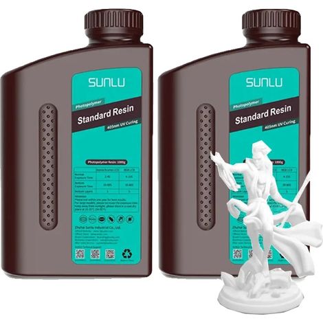 3D-Druckerharz, schnelles Aushärten, hohe Präzision, Standard Weiß (1/2)
