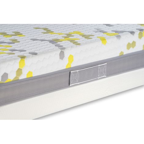 Materasso Piazza e Mezza in memory foam Wonder 6 Strati Celliant® e Cooler   Dispositivo Medico Detraibile 19% - Misura: 120x190 1 piazza e mezza standard