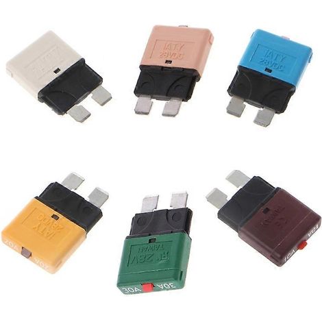 Fusible à lame réarmable 28 V 5-30 A pour applications marines, rallyes et automobiles (1/5)